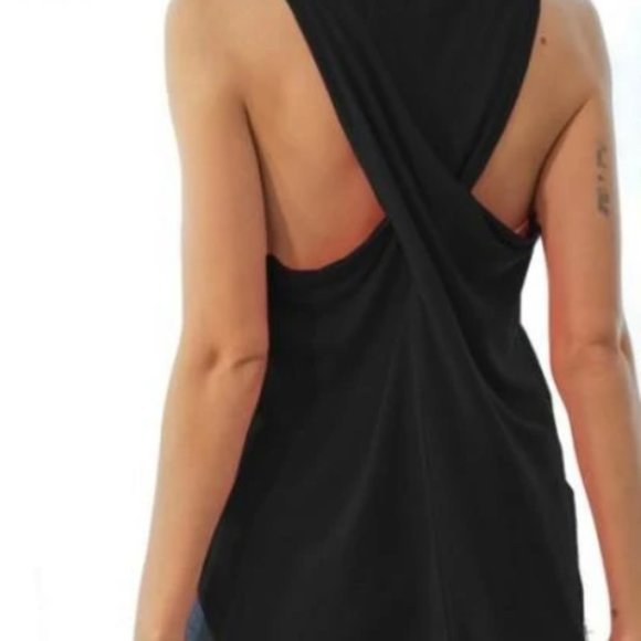 Women's Top BACK TO SUMMER SOLID TANK - Picture 2 of 2